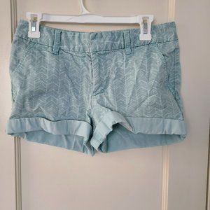 Light teal shorts